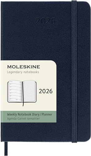 Moleskine Agenda Hebdomadaire, Agenda Hebdomadaire 2026 12... - Fournitures Bureau en promo à 11.45€