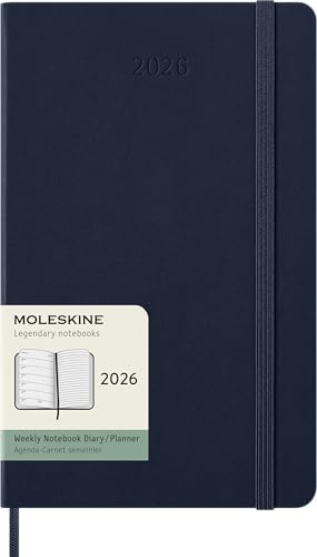 Moleskine Agenda Hebdomadaire, Agenda Hebdomadaire 2026 12... - Sports & Fitness Amazon France à 13.45€