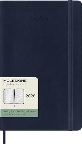 Moleskine Wochenplaner, Wochenagenda 2026 12 Monate mit... - Fournitures Bureau en promo à 13.45€