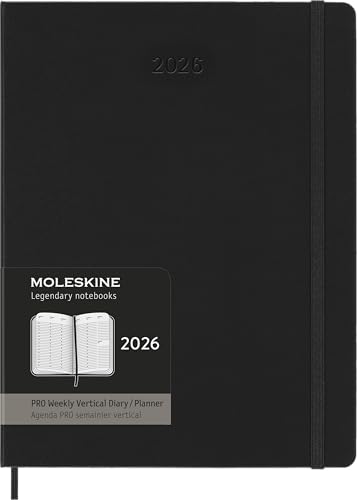 Moleskine Agenda Hebdomadaire, Agenda Hebdomadaire Vertical... - Sports & Fitness Amazon France à 18.45€