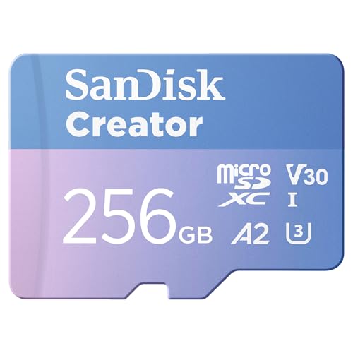 SanDisk Creator Tarjeta microSDXC UHS-I 256 GB con... - High-Tech & Électronique Amazon Espagne à 56.99€