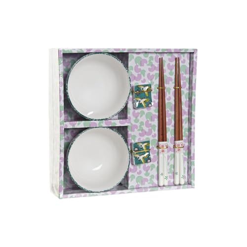 SUSHI SET 6 PORCELANA MADERA 25X25X6,5 VERDE - Amazon Italie à 14.79€