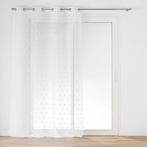 Douceur d'Intérieur, Voilage à Oeillets (140 x 280 cm)... - Auto & Moto Amazon France à 9.50€