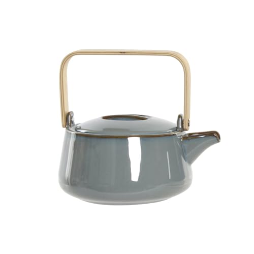 TETERA BAMBU PORCELANA 21X17X10 1L, GRIS - Amazon Espagne à 31.57€