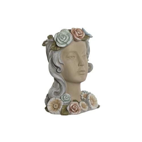 MACETERO MAGNESIA 32X30X48 CHICA FLORES CREMA - Maison & Cuisine Amazon Allemagne à 17.30€