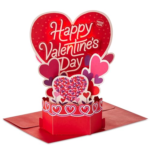Hallmark Valentines Day Card, 3D Pop-Up, Hearts Scene... - Maison & Cuisine Amazon Royaume-Uni à 2.11€