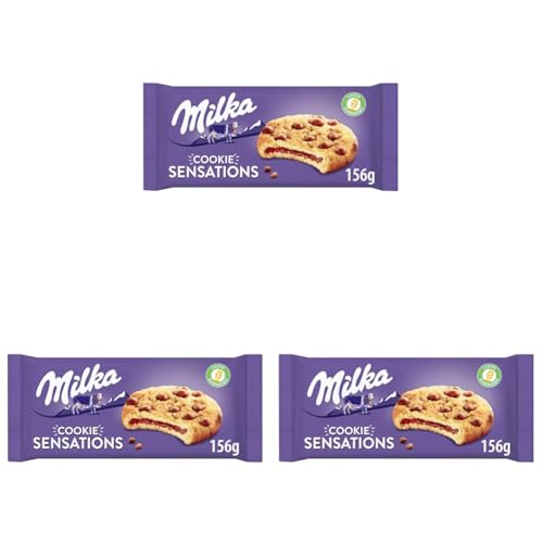 Milka Sensations Galleta Cookie con Pepitas de Chocolate... - Épicerie Amazon Espagne à 3.12€
