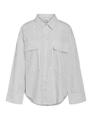 NOISY MAY Chemise à Rayures avec col Classique, Poche... en promo à 19,20€ (-59%) sur Amazon FR