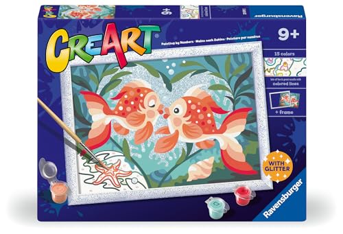Ravensburger - Creart Peces Enamorados | Kits De Pintura... - Loisirs Créatifs Amazon Espagne à 8.08€