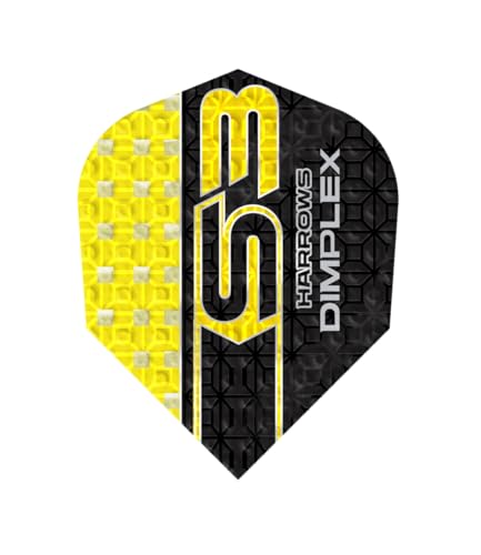 Harrows Dimplex S3 Yellow NO6 - Dart Flights - Sports & Fitness Amazon Allemagne à 4.20€