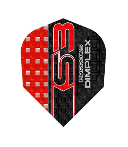 Harrows Dimplex S3 Red NO6 - Dart Flights - Sports & Fitness Amazon Allemagne à 4.20€