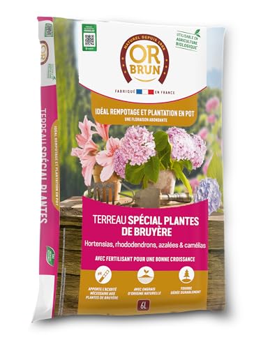 Terreau spécial plantes de bruyere - OR BRUN - OBRTBRU6U... - Jardin & Extérieur en promo à 8.64€