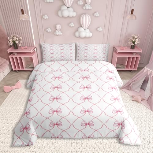 Juego de ropa de cama de 135 x 200 cm, diseño de lazo con... - Toys & Games Amazon Spain à 14.92€