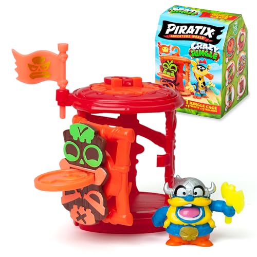 PIRATIX ADVENTURE WORLD Crazy Jungle Collection–Jungle Cage... - Jouets & Jeux en promo à 3.99€