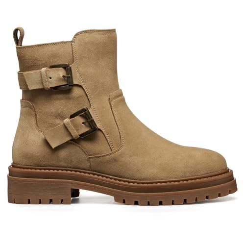 Geox D Iridea, Bota de Tobillo Mujer, Dk Sand, 35 EU - Amazon Espagne à 38.37€
