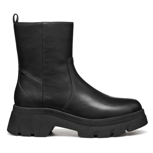Geox D Pluette, Stivale alla Caviglia Donna, Nero, 40 EU - Amazon Italy à 52.94€