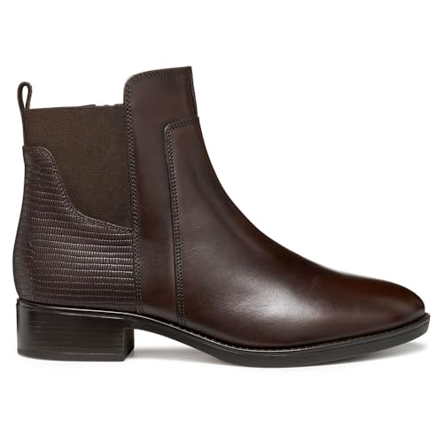 Geox D Felicity, Stivale alla Caviglia Donna, Marrone... - Nouvelle promo Amazon à 52.70€