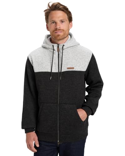 Quiksilver - Jersey de Forro Polar Keller Block Zip Negro XS - Deal du jour à 28.76€
