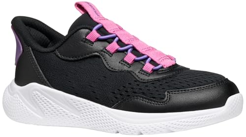 Geox J Sprintye Fast in G Basket, Noir Fuchsia, 38 EU en promo à 24,95€ (-55%) sur Amazon FR