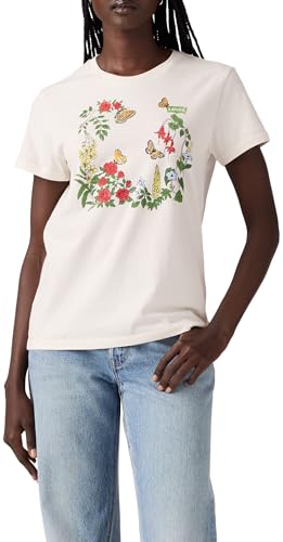 Levi's The tee, Camiseta Mujer, Rose Garden BW Art O, L - Jardin & Extérieur Amazon Espagne à 11.98€