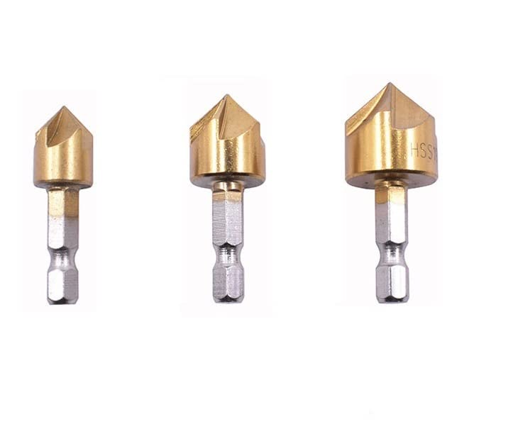 Hexagonal Handle Titanium-plated Carbon Steel Five-edge... - Bricolage & Outils Amazon Royaume-Uni à 2.36€