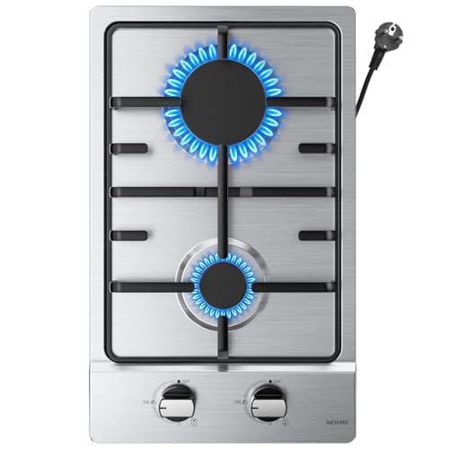 WEHIMO Piano Cottura a Gas 2 Fuochi Inox Da Incasso, 3700W... - Maison & Cuisine Amazon Italie à 51.43€