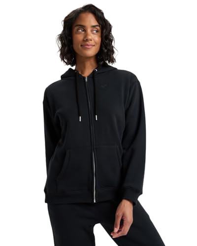 Roxy Maglione in Pile Surf Stoked Zipped Brushed Nero XS - Deal du jour à 11.34€
