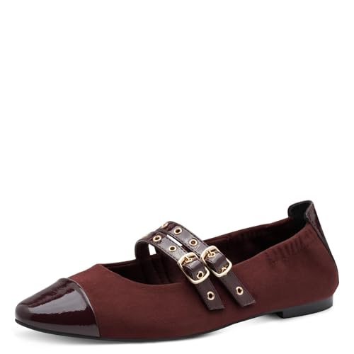 MARCO TOZZI 2-22107-45, Bailarina Mujer, Burdeos Comb, 37 EU - Beauty & Fragrances Amazon Spain à 29.41€