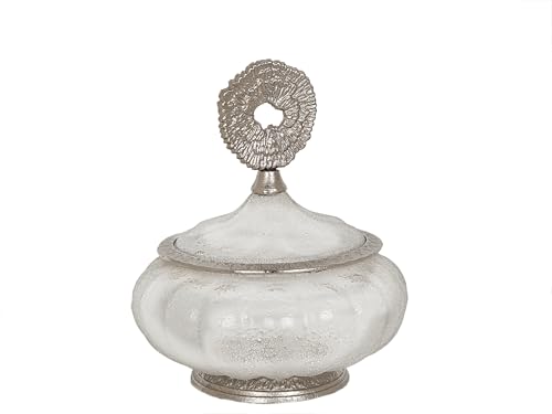 CAJA VIDRIO/METAL PLATEADO - Maison & Cuisine Amazon Allemagne à 26.92€