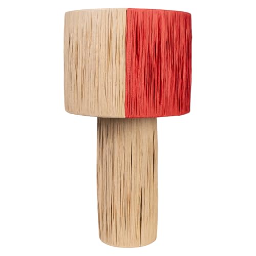 LAMPARA BASE NATURAL PANTALLA COLORES CUERDA - Maison & Cuisine en promo à 16.42€