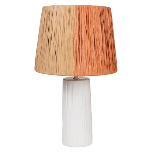 LAMPARA CERAMICA BLANCA PANTALLA COLORES CUERDA - Home & Kitchen Amazon Italy à 53.08€