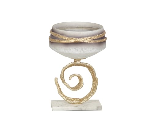 CENTRO PIE VIDRIO/ALUMINIO DORADO - Maison & Cuisine Amazon Allemagne à 43.34€