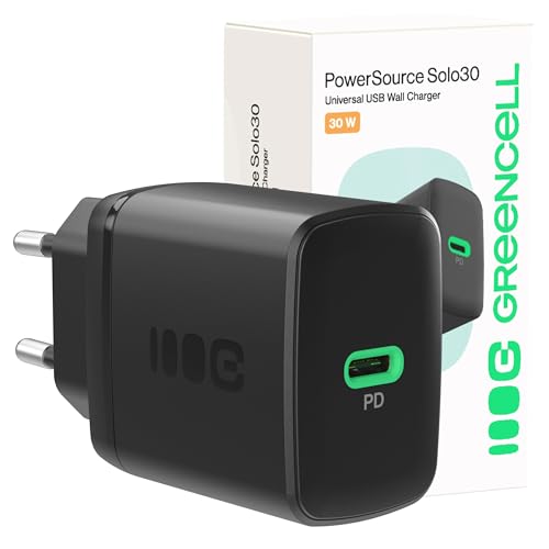 Greencell PowerSource Solo30 Nero 30W USB-C Power Delivery... - High-Tech & Électronique Amazon Italie à 10.10€