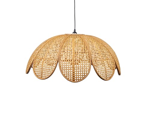LAMPARA COLGANTE FLOR RATTAN E27/ 220240V - Maison & Cuisine en promo à 66.28€