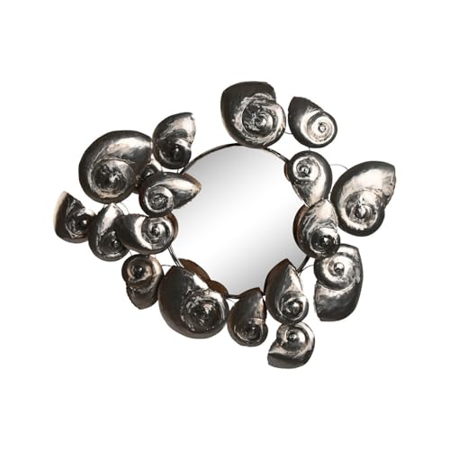 ESPEJO METAL 90X10X80 NAUTILUS PLATEADO - Vente Flash Amazon -61%