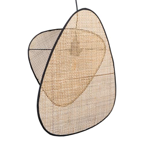 LAMPARA COLGANTE RATTAN FILO NEGRO E27/ 220240V - Maison & Cuisine Amazon Italie à 43.80€