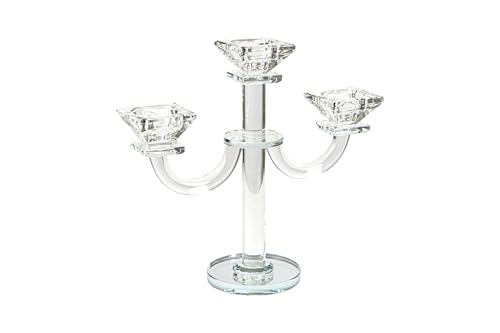 Vidrio 3 Brazos Candle Holder - Maison & Cuisine Amazon Royaume-Uni à 20.25€
