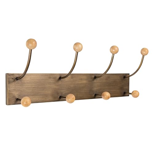PERCHA PARED MADERA PINO/METAL - Maison & Cuisine Amazon Italie à 19.81€