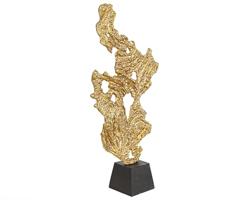 ESCULTURA ALUMINIO DORADO BASE NEGRA - Erreur de prix -77% à 33.60€