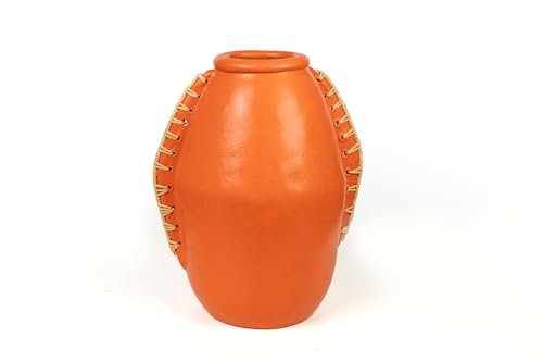 FLORERO CERAMICA NARANJA/RATTAN - High-Tech & Électronique Amazon Allemagne à 22.42€