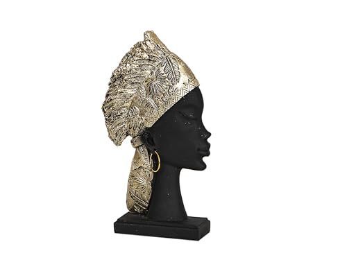 BUSTO RESINA MUJER TURBANTE DORADO - Maison & Cuisine Amazon Italie à 10.63€
