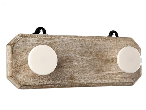 PERCHA MADERA/RESINA 2 POMOS - Erreur de prix -78% à 13.59€