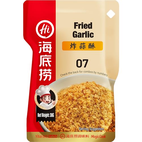 HAIDILAO - Ail frit - (1 X 30 G) - Amazon France à 1.19€