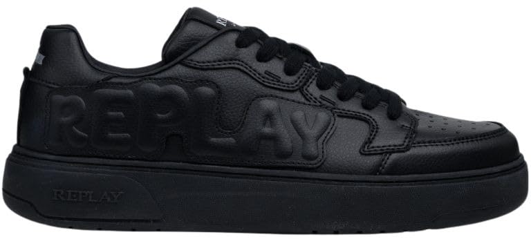 Replay Kai Union, Zapatillas Hombre, 003 Black, 45 EU - Jouets & Jeux en promo à 36.83€