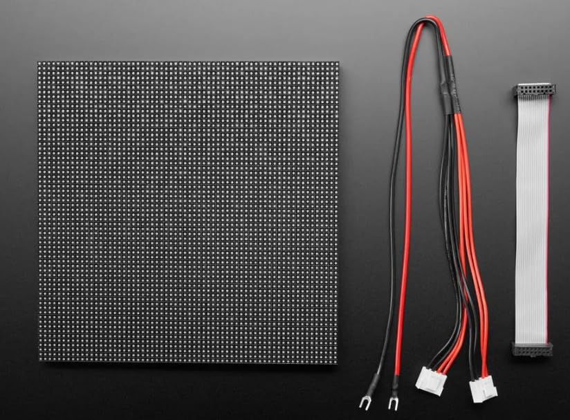 MicroMaker Adafruit Accessoire matrice LED RVB 64 x 64 mm... - Bon plan à 24.62€