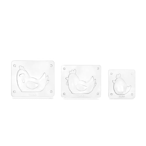 IBILI - Set of 3 Easter Chicken Moulds, PET, Homemade... - Pet Supplies Amazon UK à 6.68€