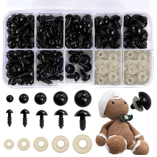 Safety Eyes for Crochet Toys, 100Pcs Plastic Safety Eyes... - Jouets & Jeux Amazon Royaume-Uni à 2.23€
