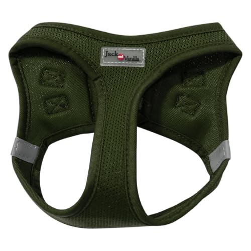JACK AND VANILLA, Comfortable Mesh Dog Harness, Adjustable... - Animalerie en promo à 5.56€