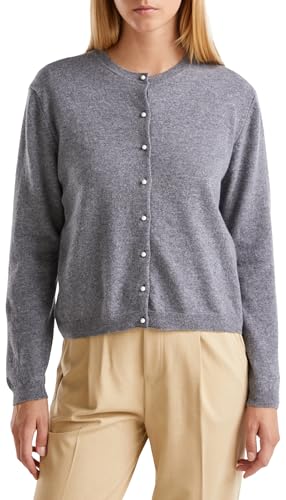 United Colors of Benetton Camiseta Coreana M/L, Gris, XXS - Sports & Fitness en promo à 28.46€
