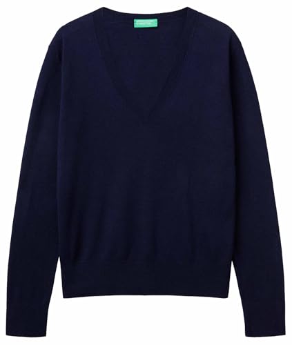 United Colors of Benetton Jersey Cuello V M/L, Turquesa, XS - Sports & Fitness en promo à 10.25€